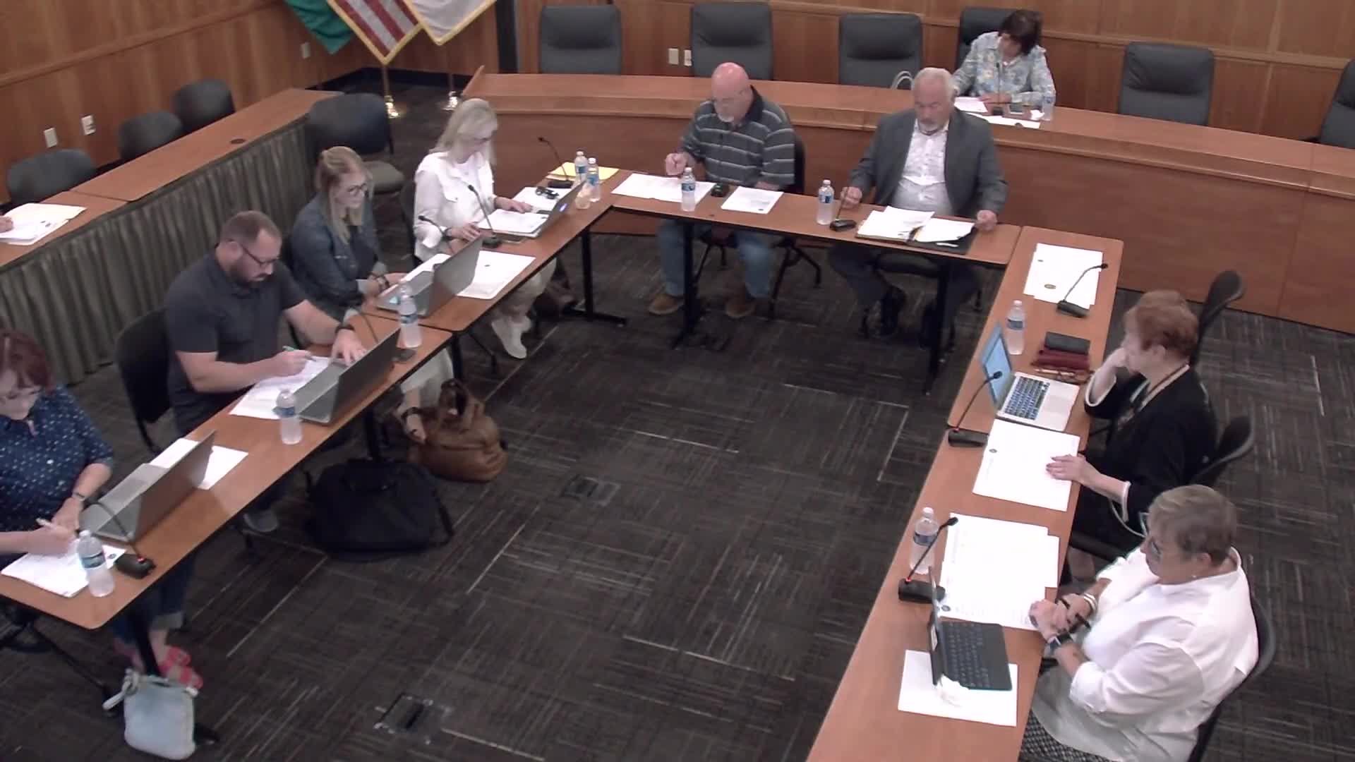 Council reviews amendment to Bakermore LLC development agreement for Lot D to allow limited highway-commercial uses