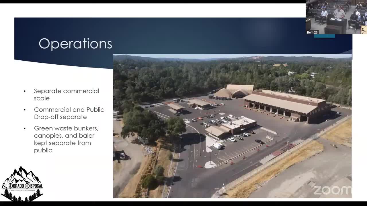 Waste Connections outlines new facility operations and sustainability initiatives in El Dorado County