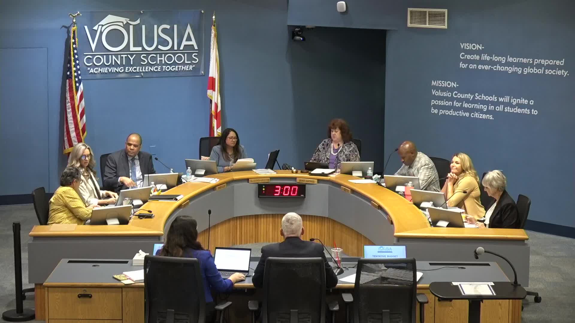 Volusia School Board adopts tentative millage and $1.175 billion tentative budget, schedules final hearing for Sept. 9