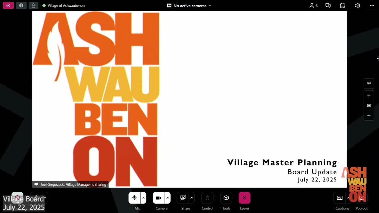 Village Planning Group Unveils Comprehensive Master Plan for Facility Renovations