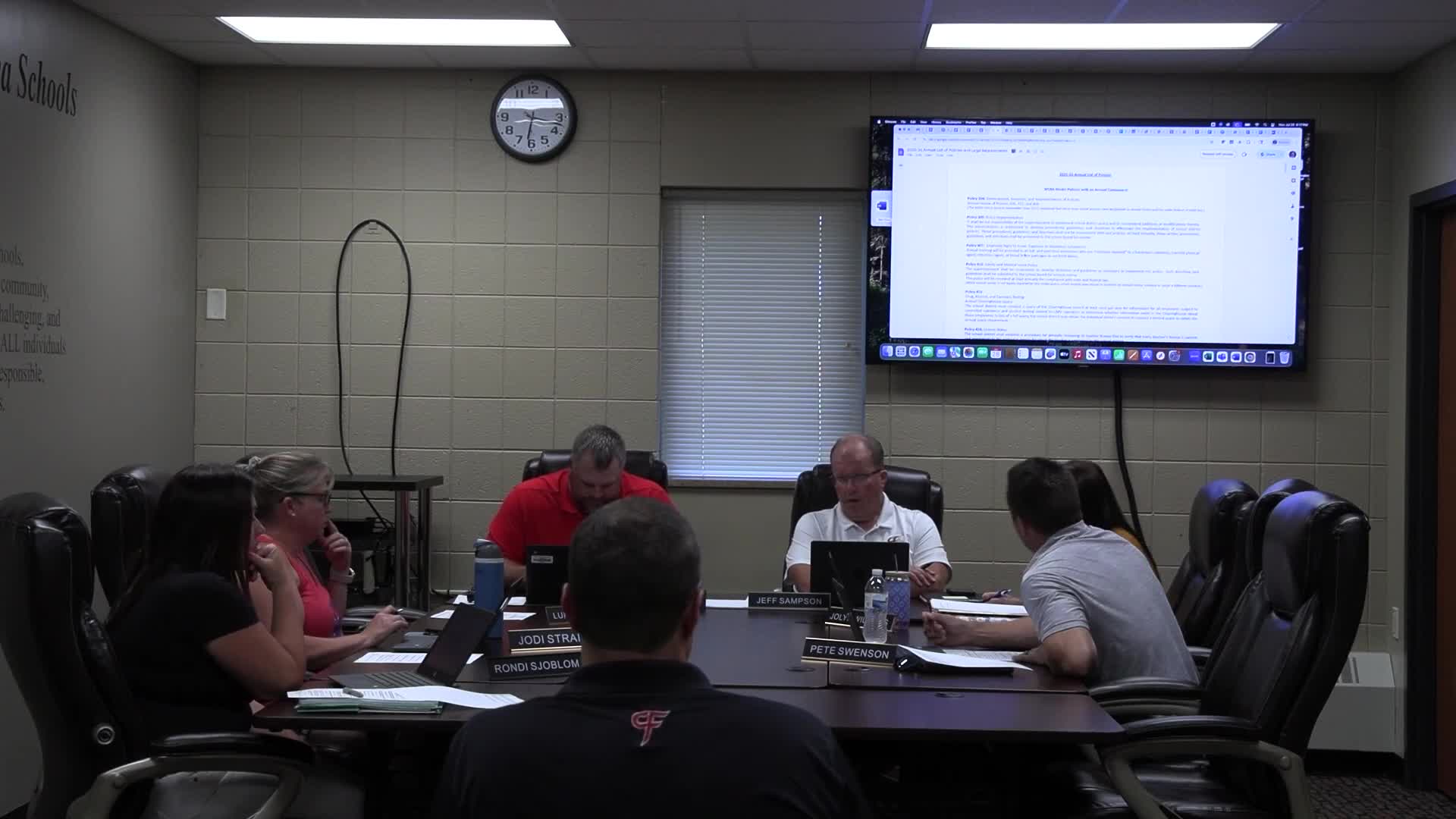 Board directs administration to prepare reductions and positions for possible cuts ahead of fall referendum