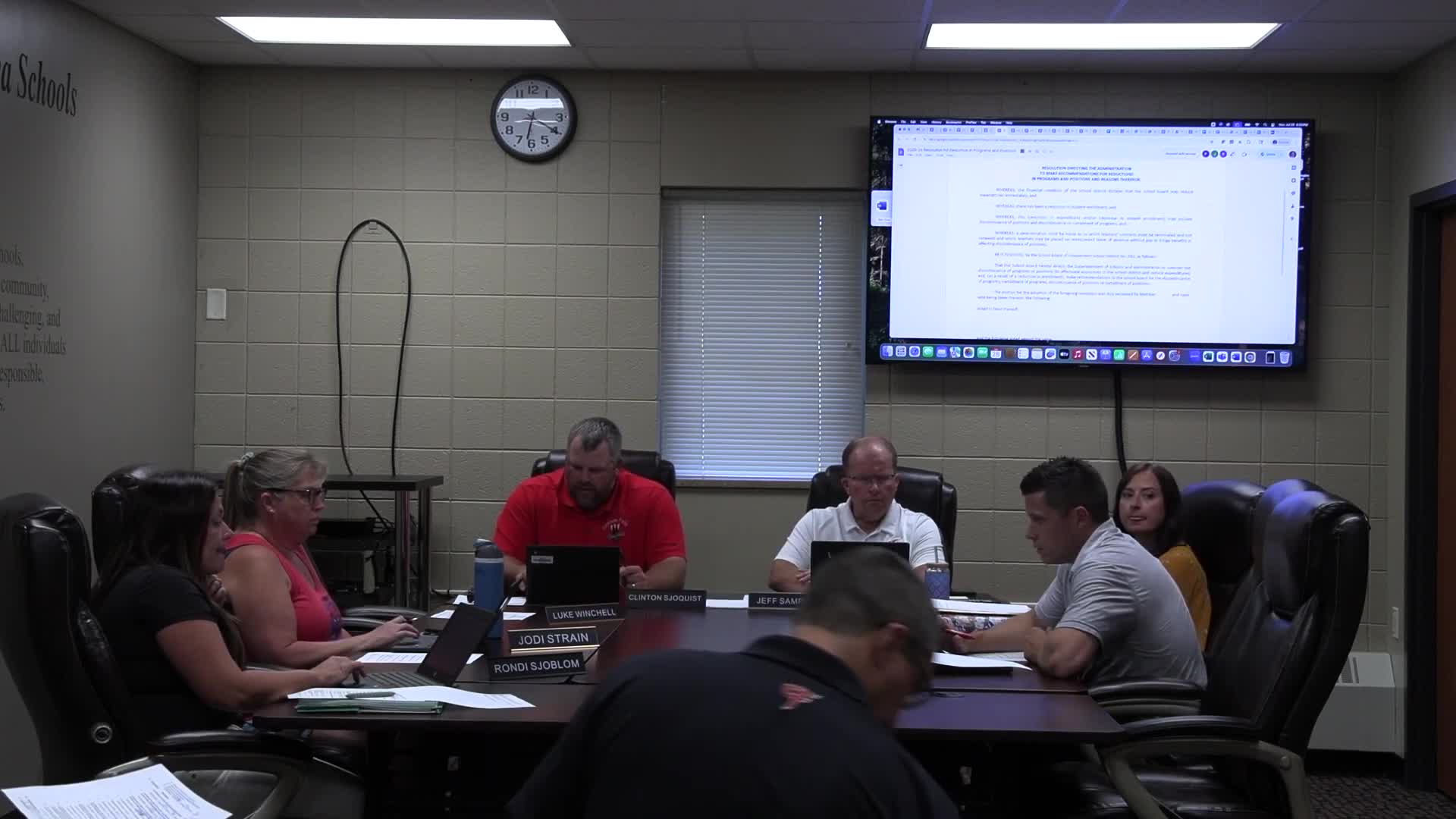 Board approves fall coaching hires, fundraiser list and accepts donations from Ed Foundation and local groups