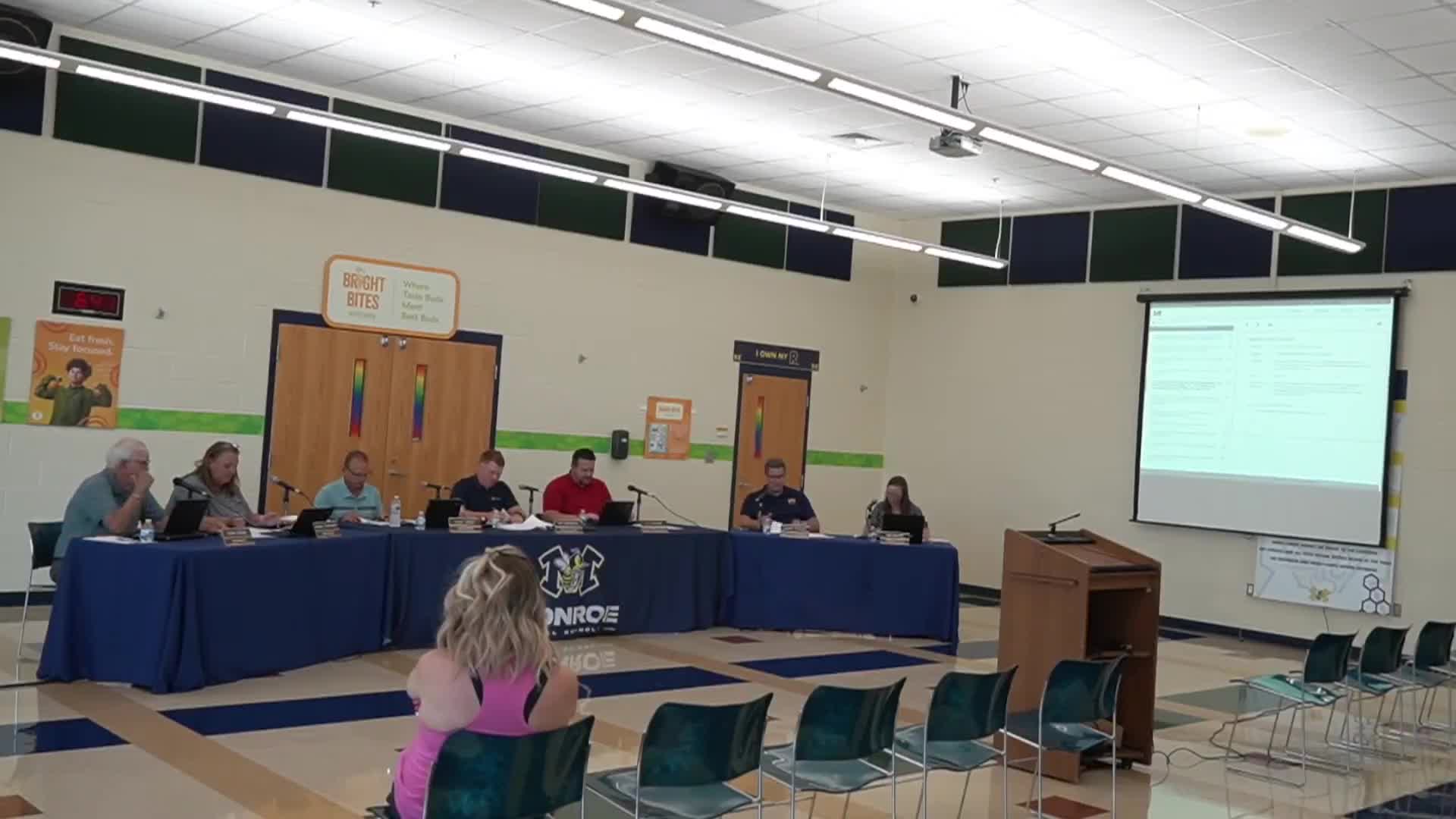 Board approves architect and preconstruction agreements and a revised quote for Hornet Drive work