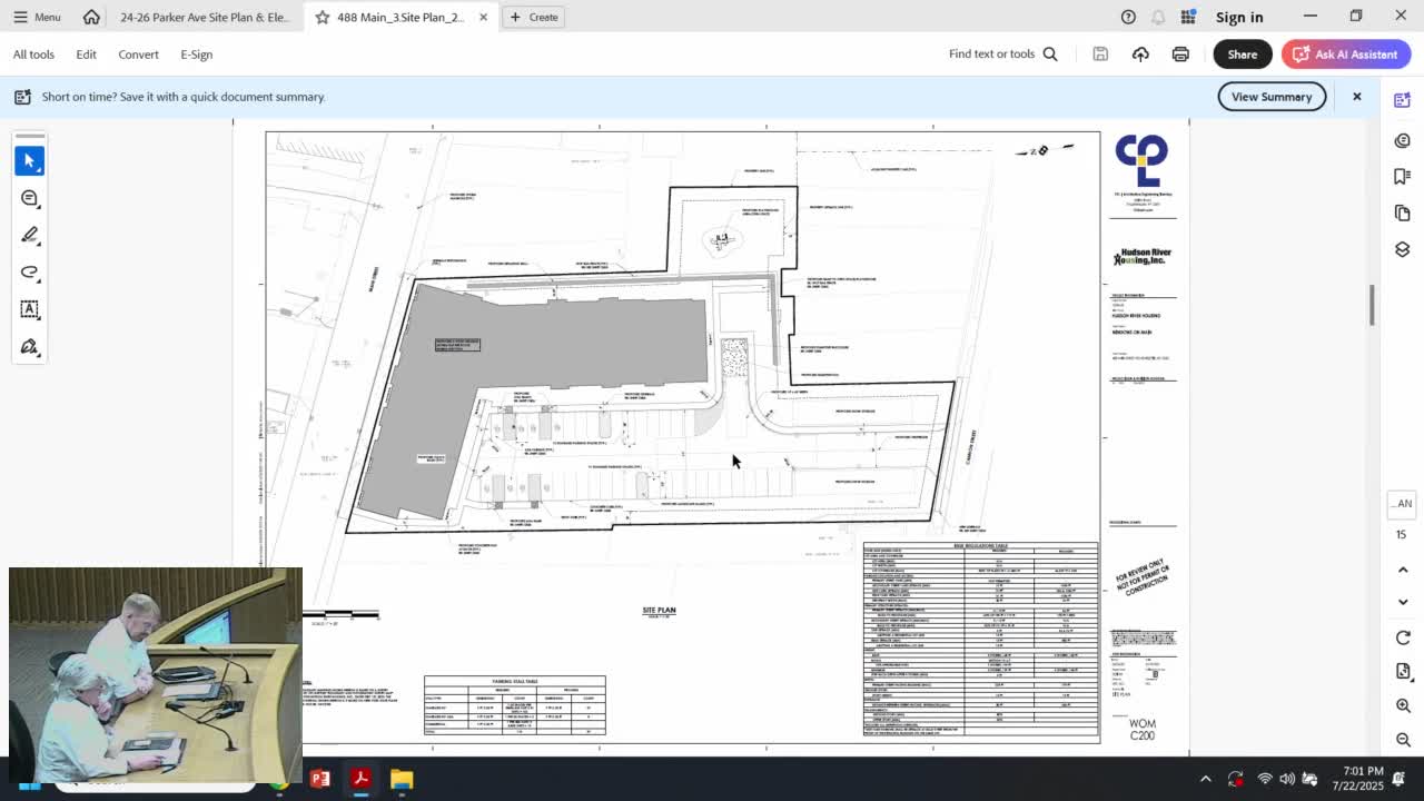 Planning board declares lead agency for 81-unit 'Windows on Main' project; parking shortfall flagged