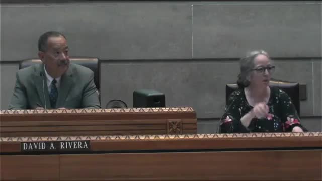 Committee on Civil Service receives certificate appointing Haley Whitney as policy coordinator