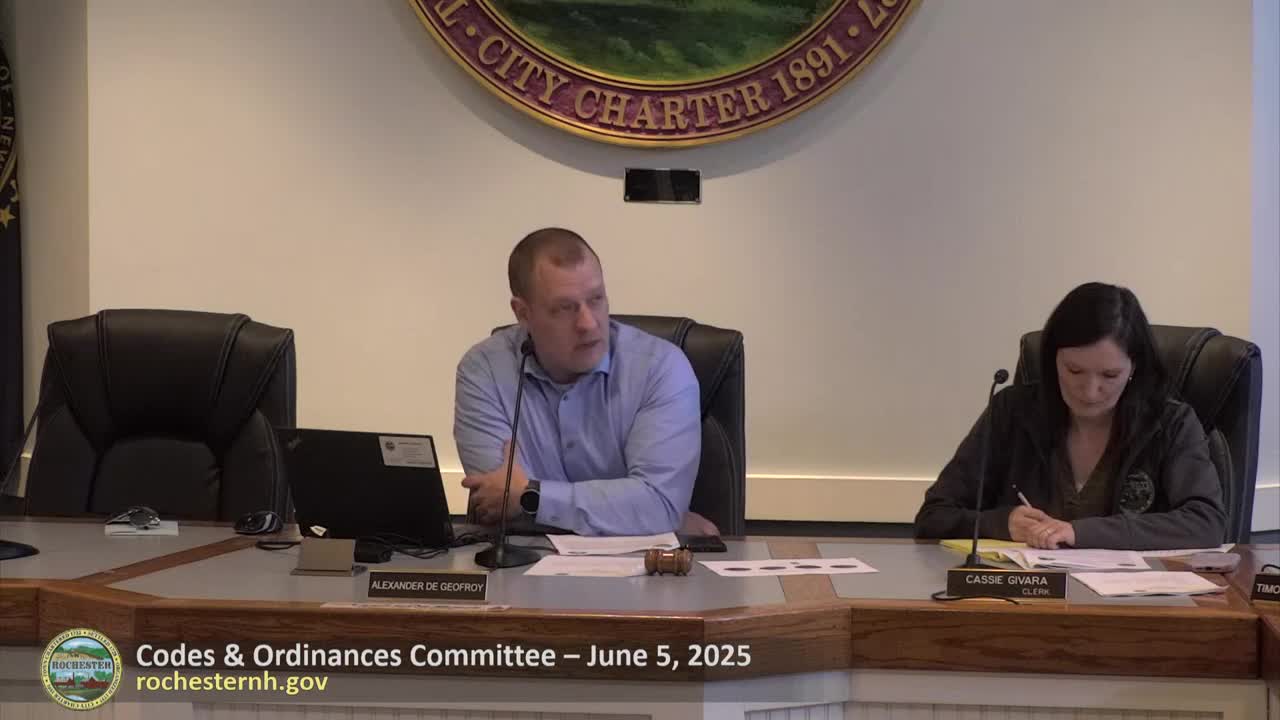 Building and Licensing reports May compliance activity; committee weighs hawker, secondhand-dealer permit questions