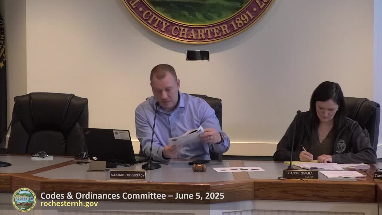 Committee reviews proposed sewer-rate approach to curb inflow and infiltration; staff to refine single-family language