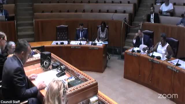 Committee tables zoning map amendment (item 16) to July 29 hearing