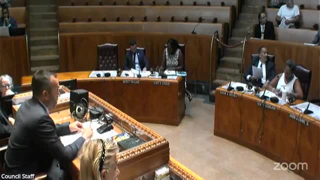 Public works contractor seeks renewal of storage permit at 893 East Eagle; neighbors raise contamination concerns; committee sends without recommendation