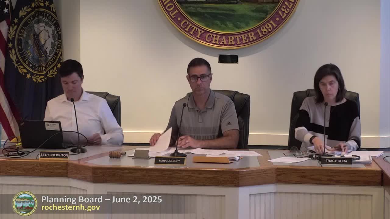 Rochester Planning Board approves 4-lot plan for 1494 Rod Road after denying long‑narrow lot relief