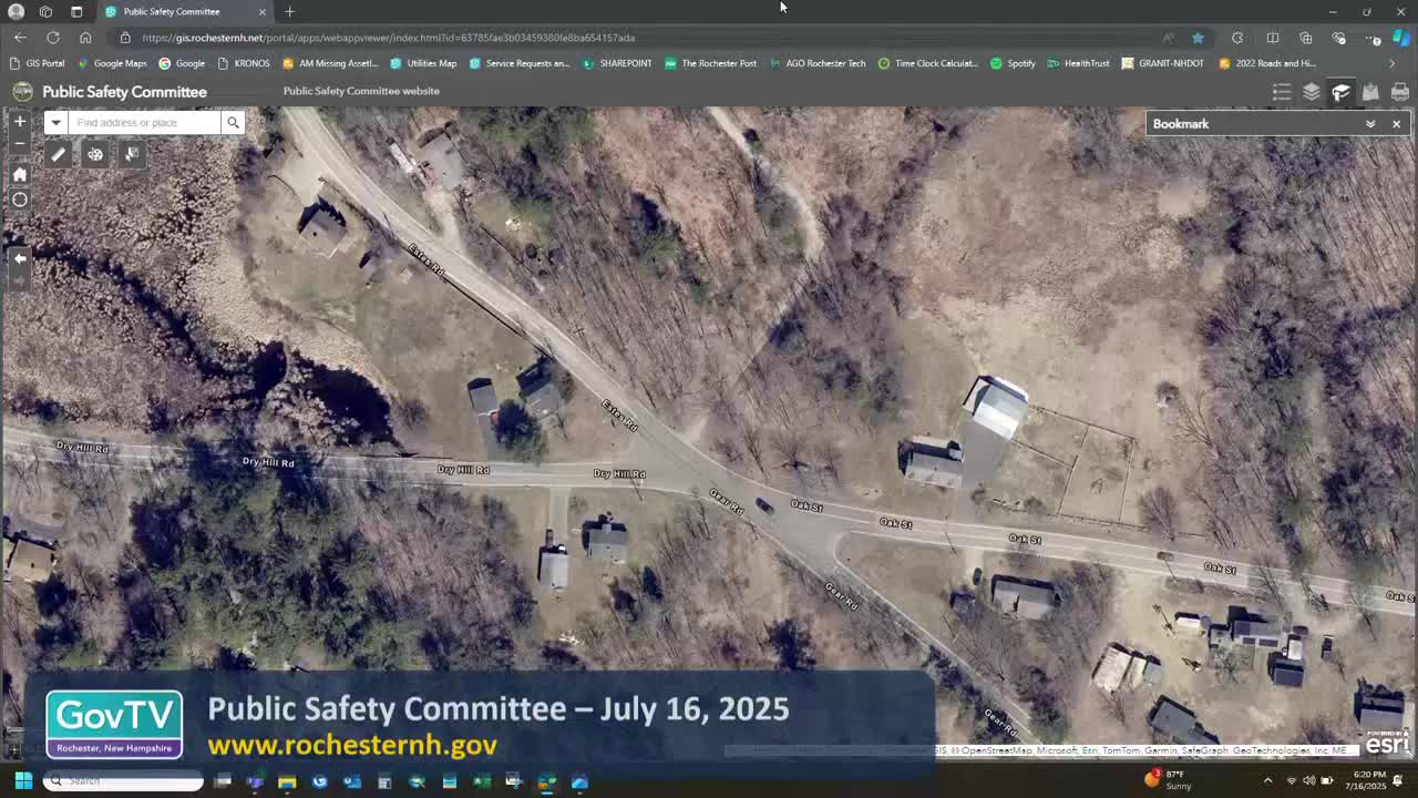 Committee asks DPW to assess Dry Hill Road intersection after speed-trailer data and orders extra patrols