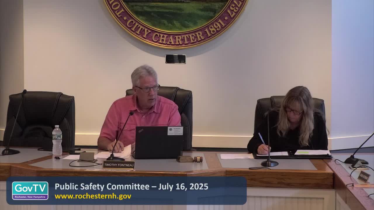 Public Safety Committee approves moving stop line at Route 125 and Oak/Colby to aid large-vehicle turns