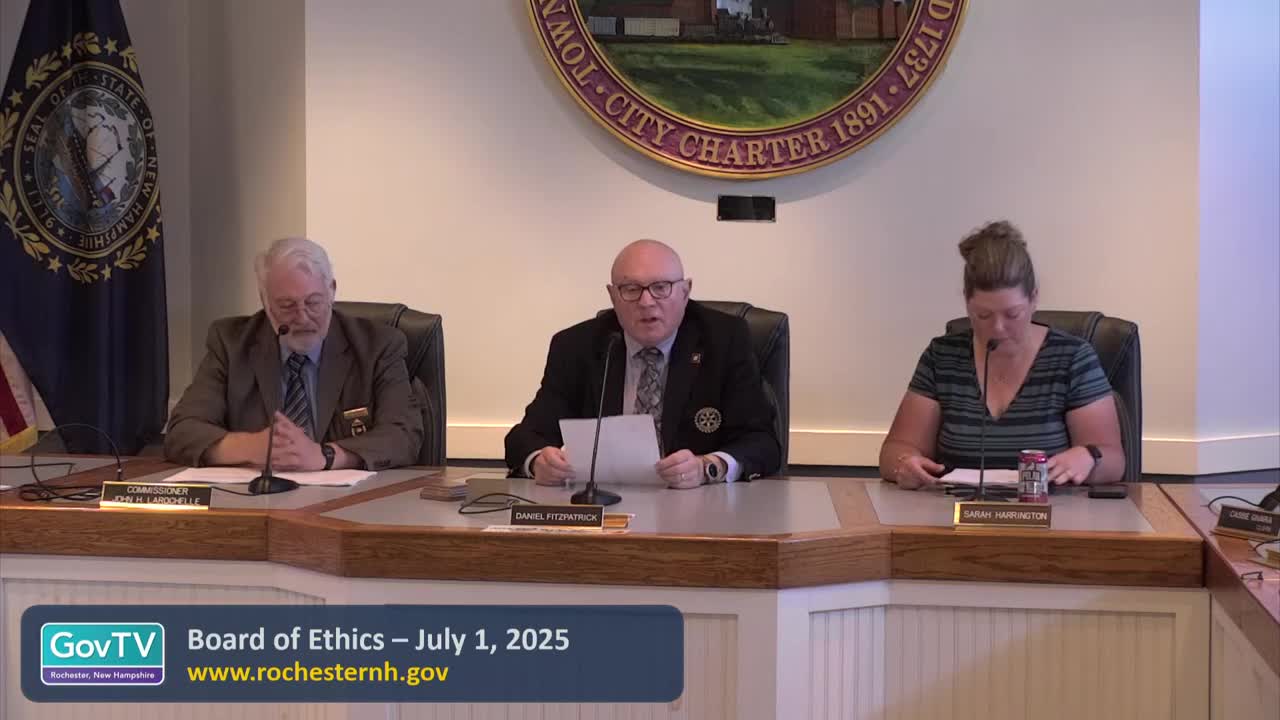 Rochester Board of Ethics accepts investigation reports, schedules July 22 public hearing