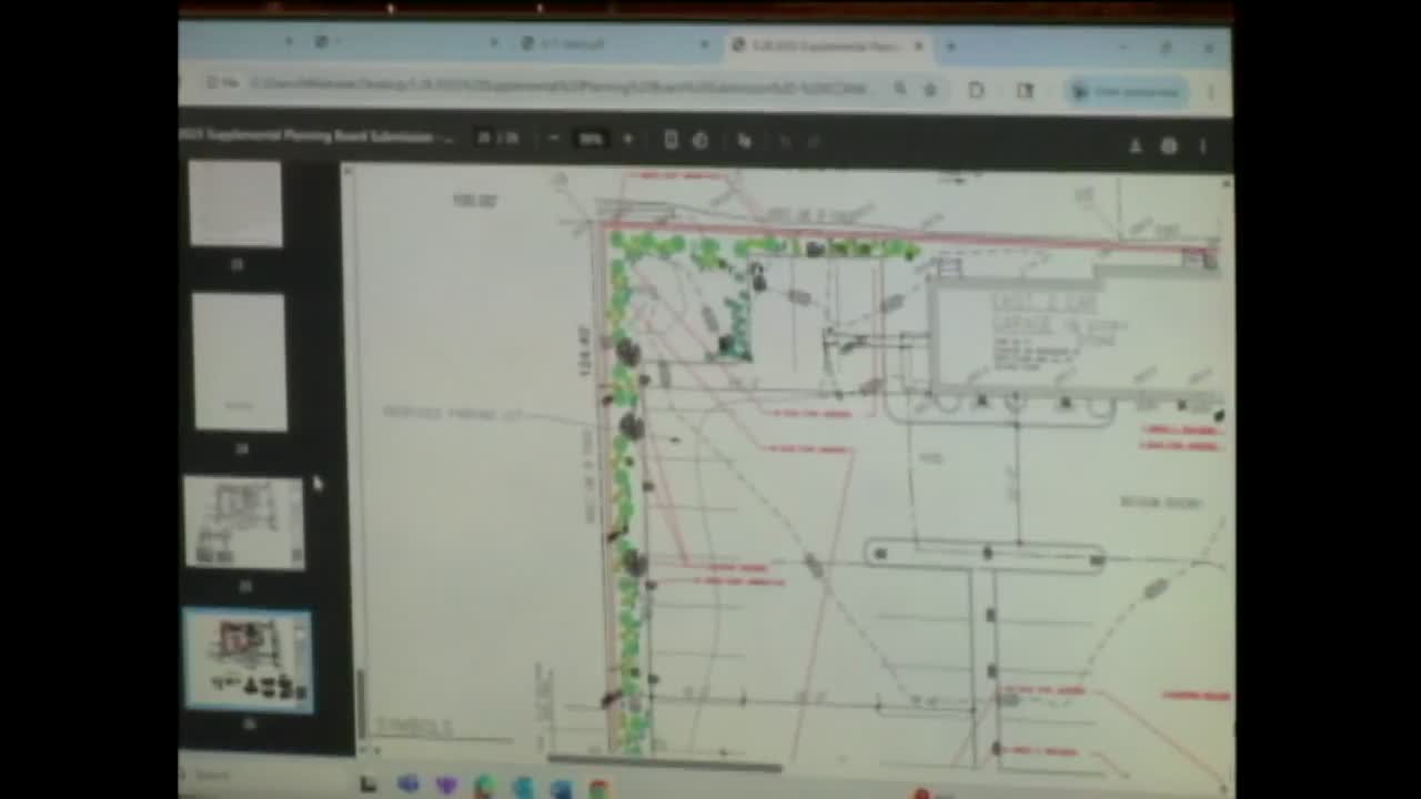 Planning Board Reviews Proposed 36 Unit Apartment Building at Vineyard Avenue