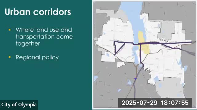 Olympia City Council Reviews Evolving Transportation Master Plan and Community Feedback