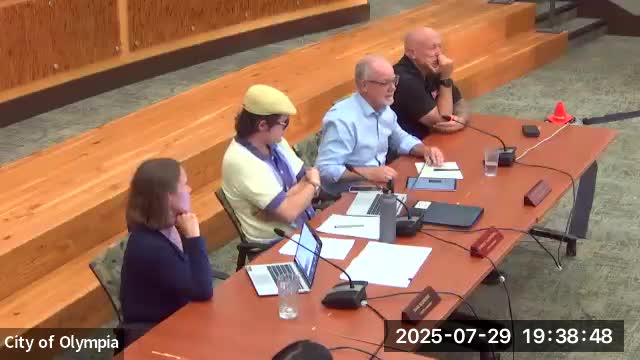 Olympia City Council Advances Public Safety Oversight and Equity Initiatives