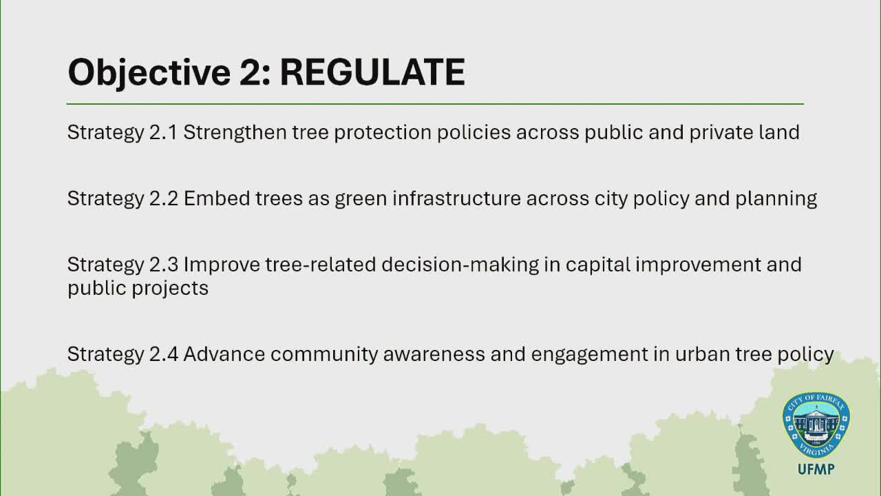 City Of Fairfax Refines Urban Forest Master Plan Ahead Of Council Vote