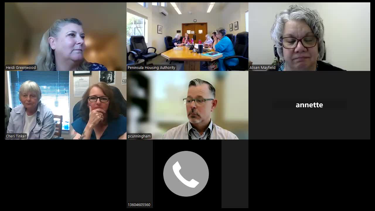 Peninsula Housing Authority approves consent agenda and June check registers; one recusal