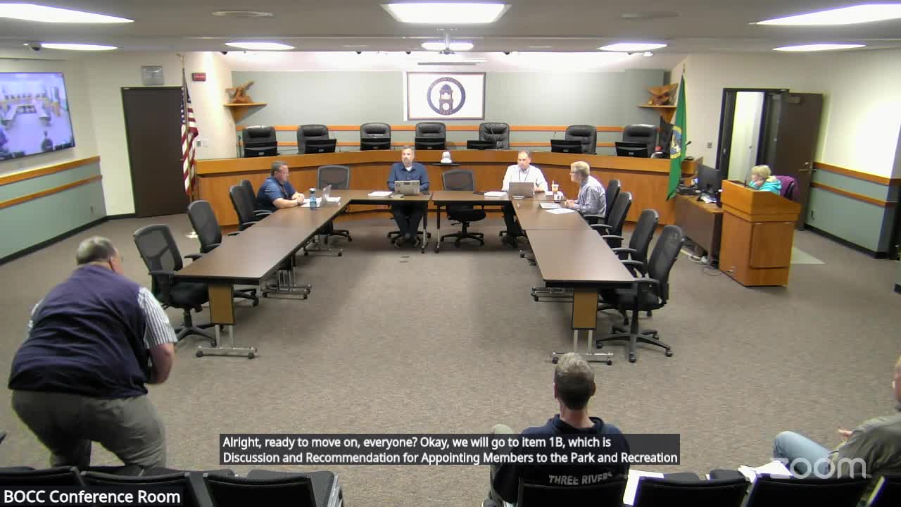 Commissioners approve reappointments, new members to Parks Advisory Board amid discussion of term limits and board training