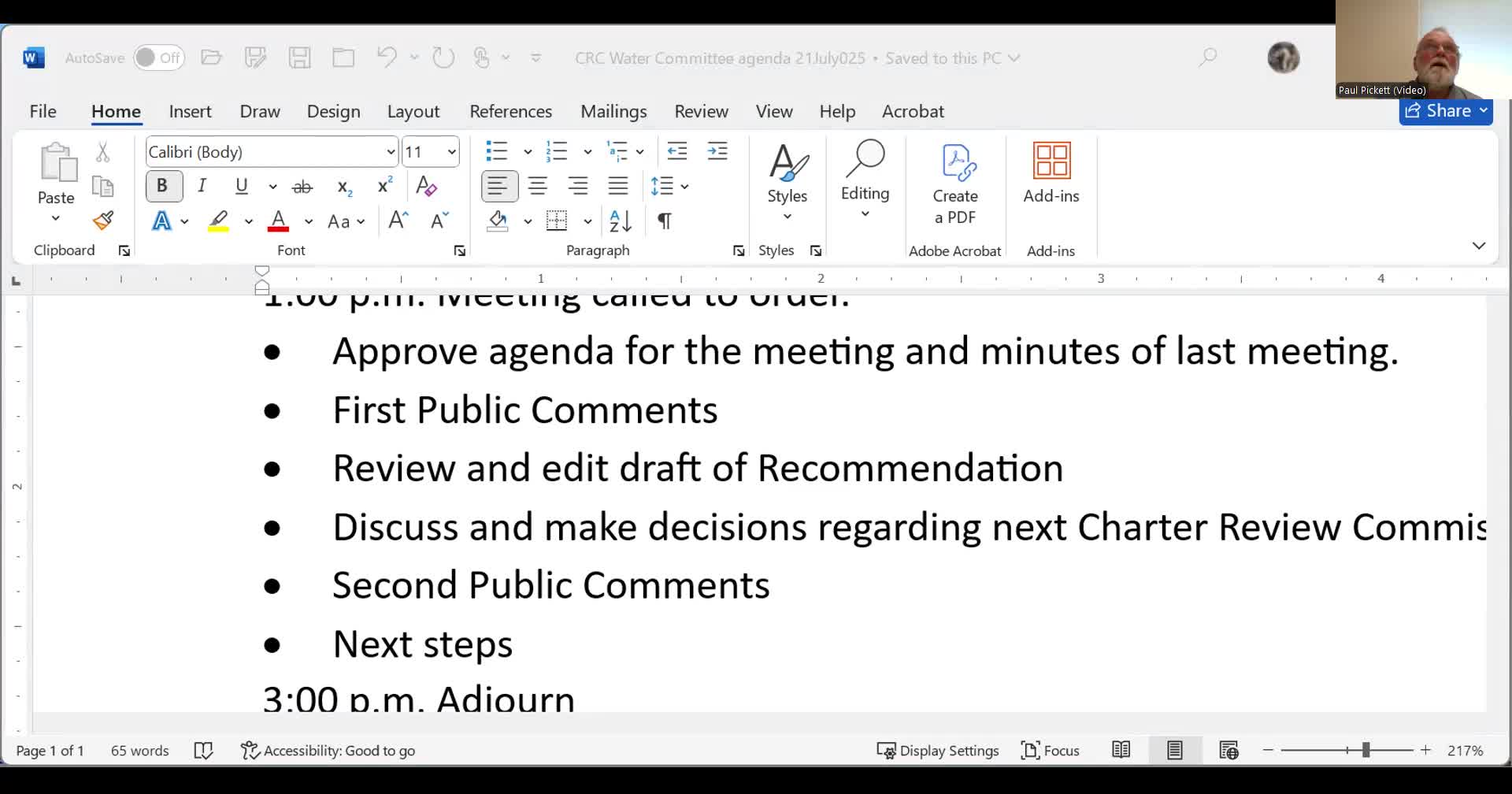 Clallam County water committee finalizes recommendation and job description language for proposed water-resources specialist amendment