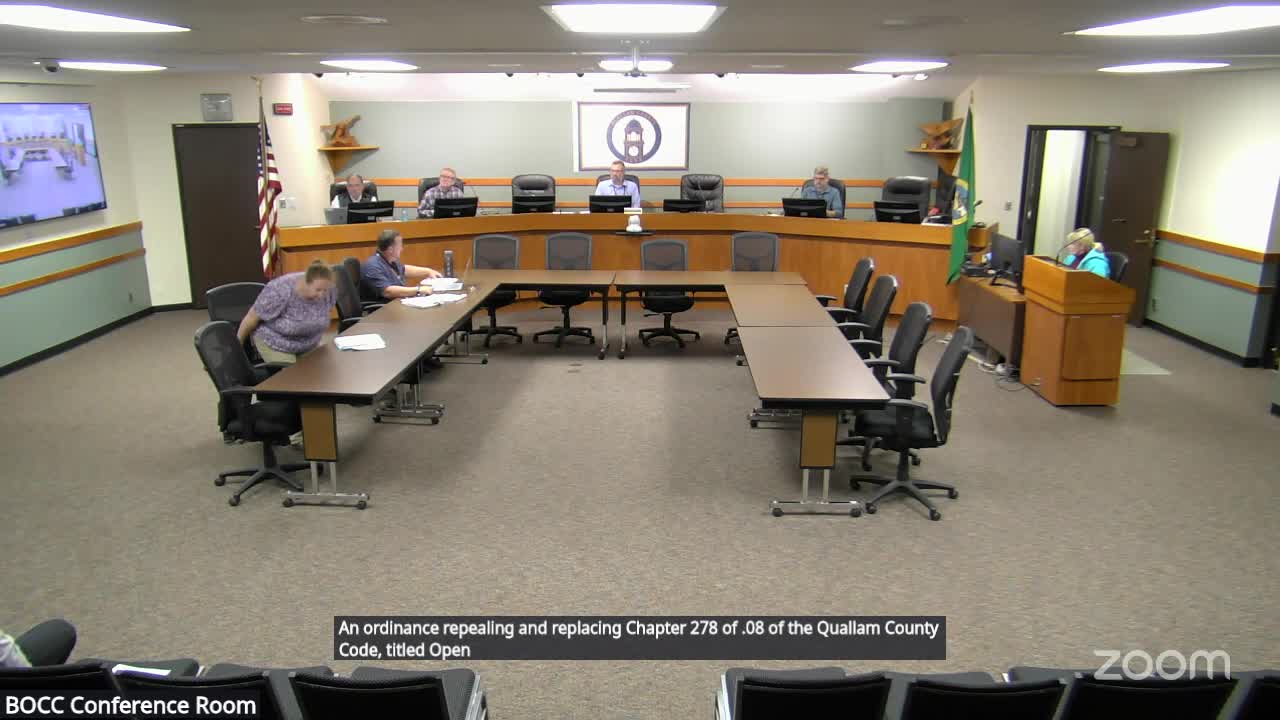 Commissioners remand proposed open-space code changes after assessor flags compliance language