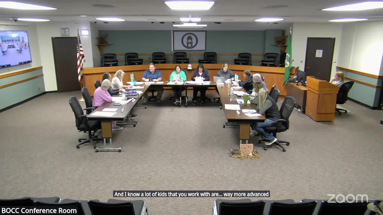 Board seeks small increases for superintendents, judges and ribbons; parks master‑plan work proposed