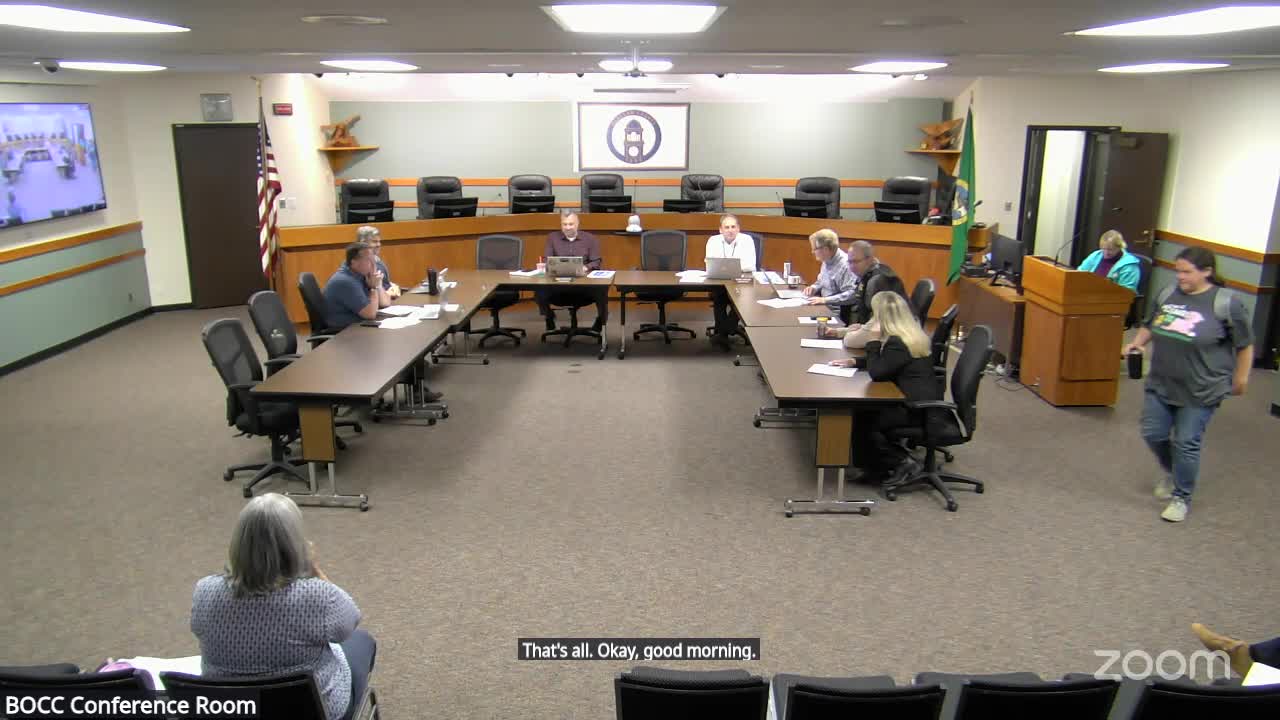 County to sign memorandum with North Olympic Health Care Network to deliver Medicaid‑eligible clinical services in jails