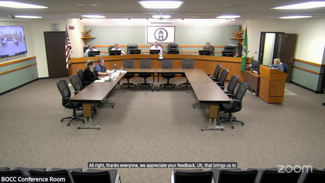 Votes at a glance: Clallam County commissioners approve appointments, grants and budget moves