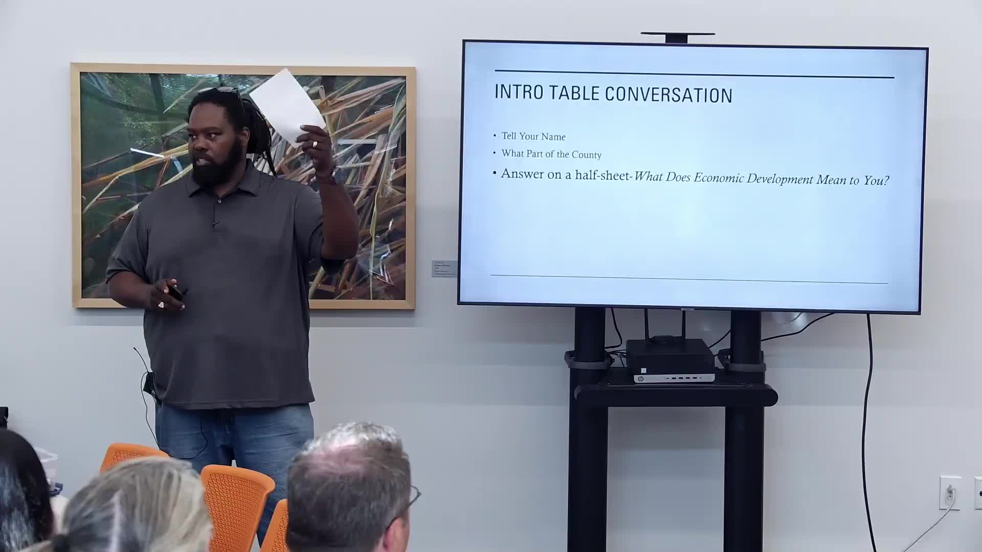 County Commissioners Host Dialogue on Small Business Support and Economic Development