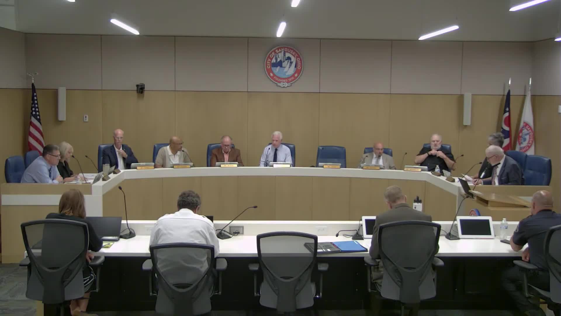 Sandusky holds public hearing on 2026 tax budget, approves budget on consent