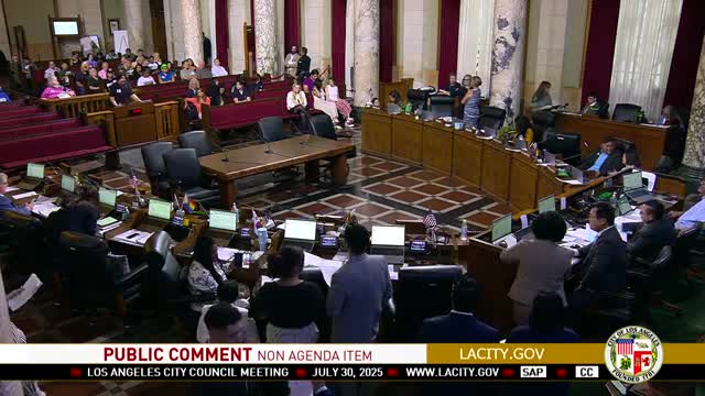 Community Voices Rise Against Rent Increases and Homelessness in Los Angeles Meeting
