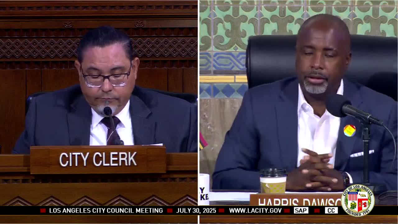 Los Angeles Council Opens Public Comment Following Summer Recess