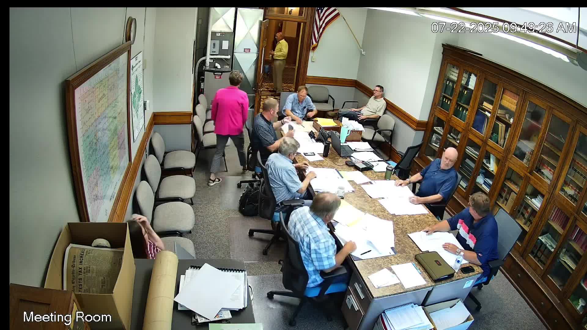 Board approves July pay application and hears jail-remodel progress report