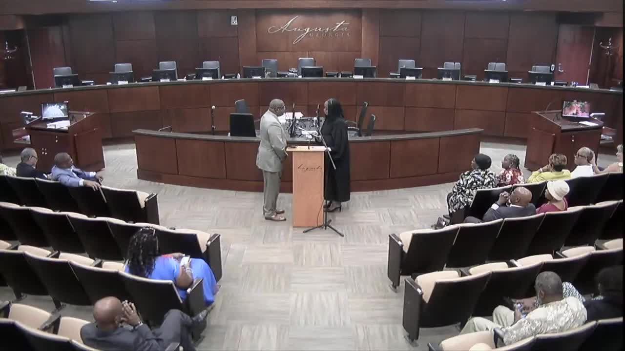 Robert J France pledges loyalty to US Constitution as Augusta employee
