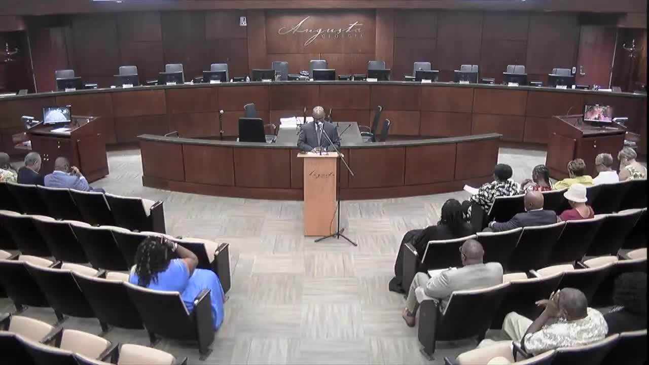 Augusta Richmond County Commissioner seeks courage and guidance in new initiatives