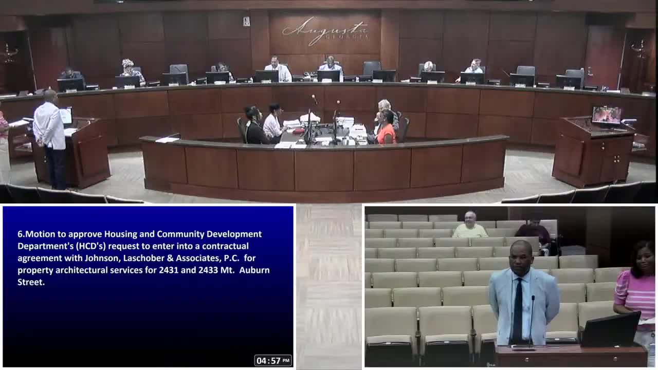 Commission Approves Funding for Antioch Ministries' Two Single-Family Homes in Augusta