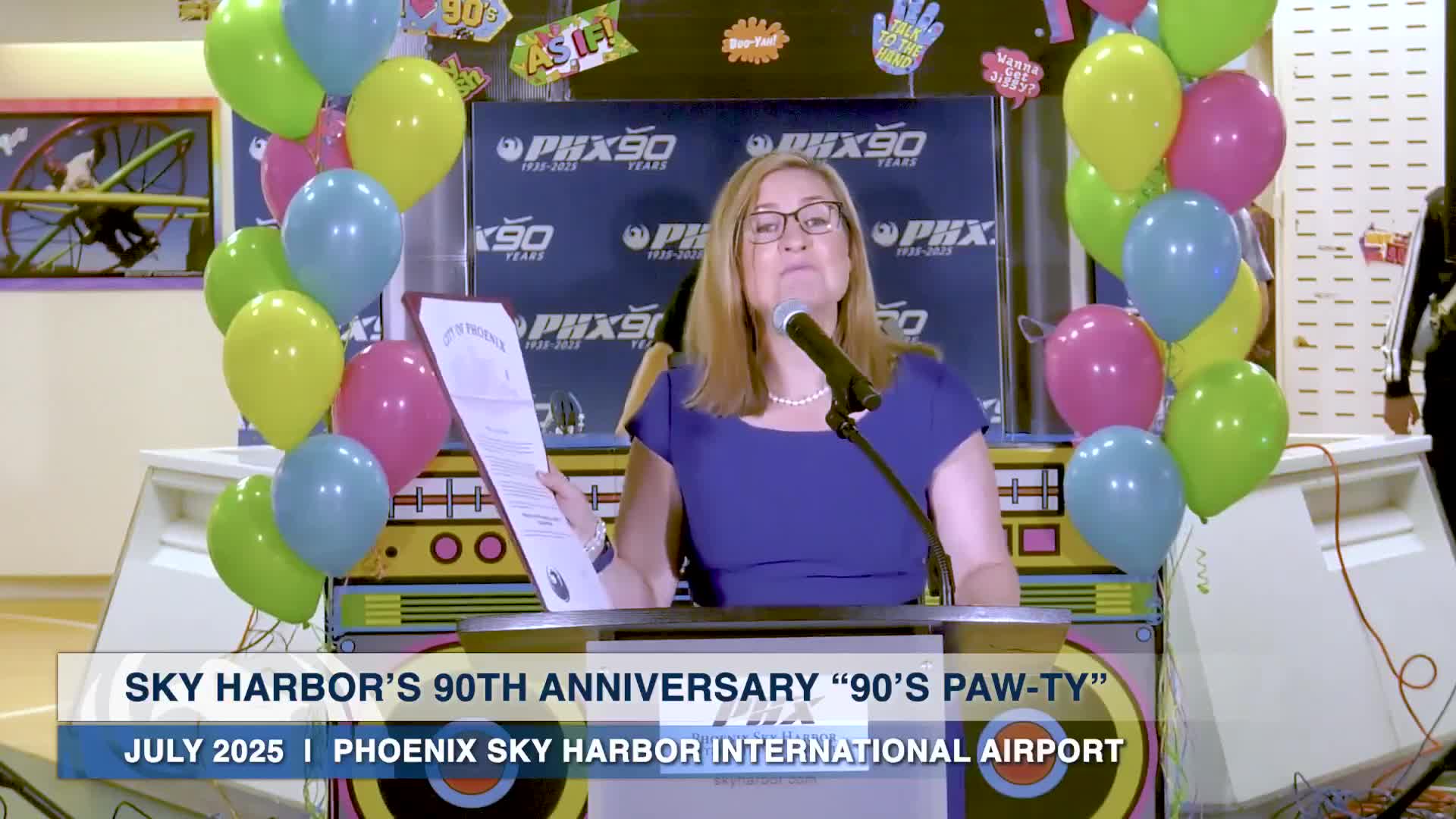 Phoenix celebrates Sky Harbor’s 90th anniversary as leaders cite record traffic and new international routes