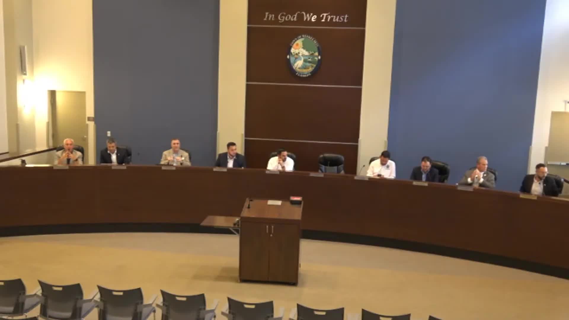 Miami Lakes council adopts tentative millage cap after brief budget debate