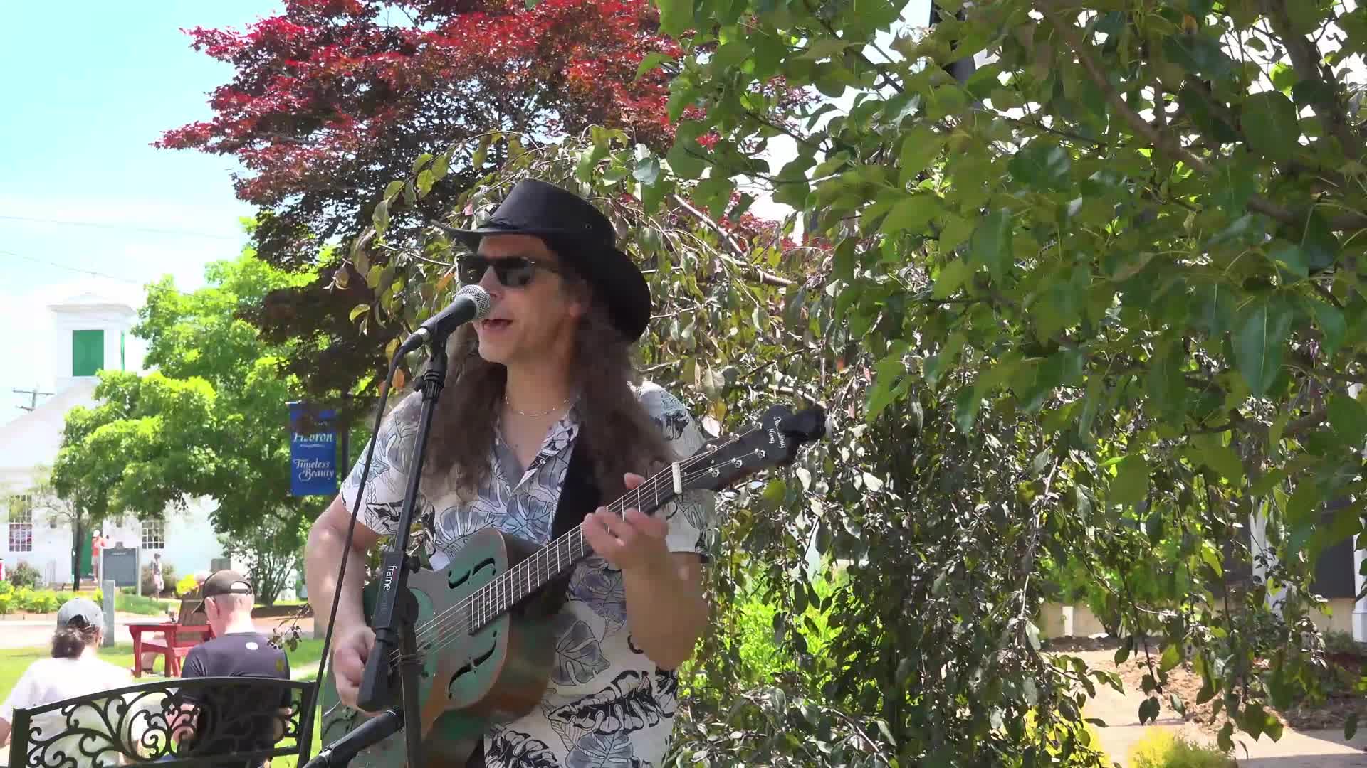 Unknown Legend Rides Harley Davidson on Desert Highway