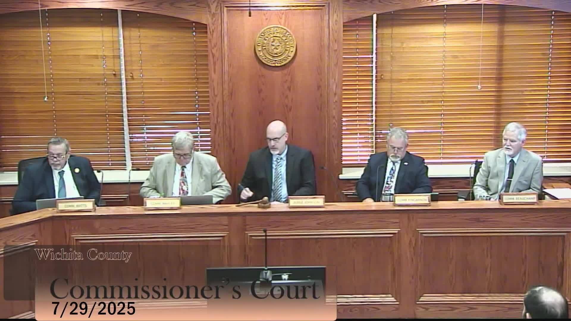Commissioners approve courtroom AV, door replacements and hear annex update
