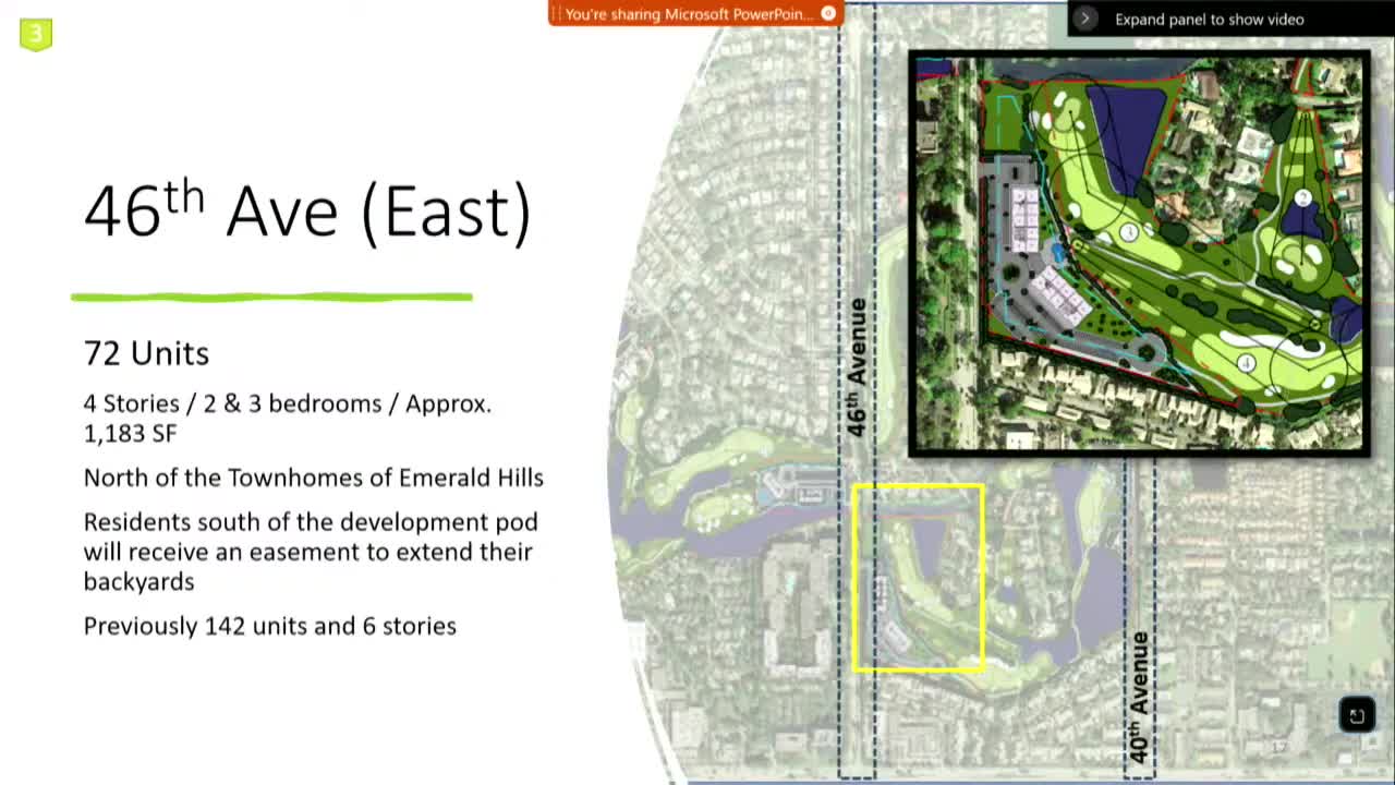 Developer Reduces Golf Course Housing Plan to 284 Low-Rise Residential Units