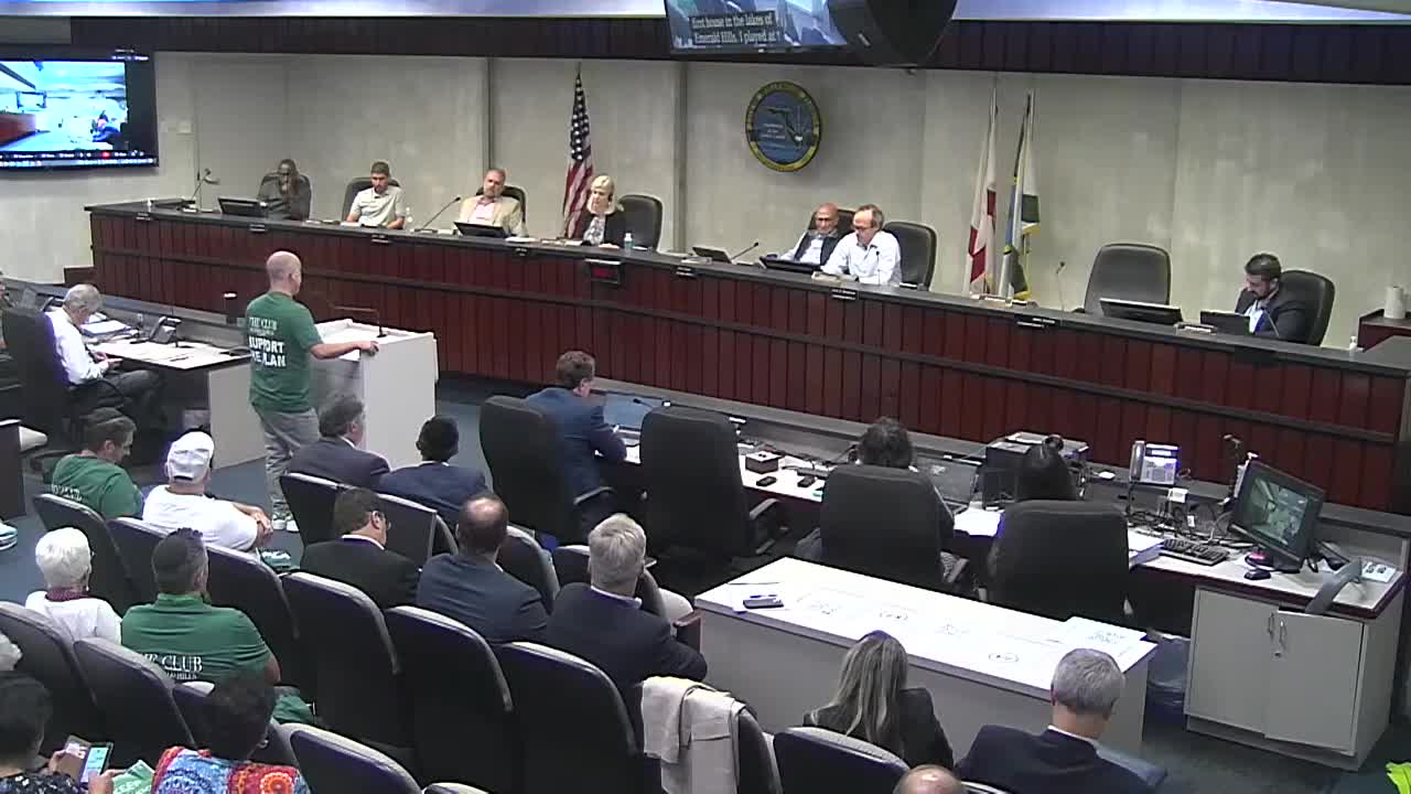 Emerald Hills Community Discusses Golf Course Renovation and Development Plans