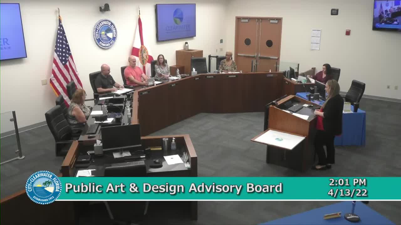 Clearwater Arts Board Introduces New Coordinator and Discusses Signal Box Projects