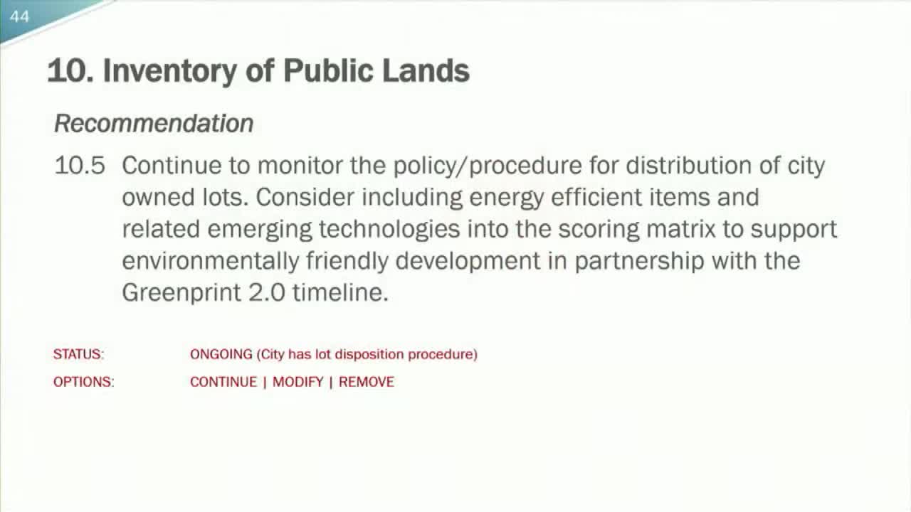 Clearwater City Council enhances lot disposition for affordable housing and green technology