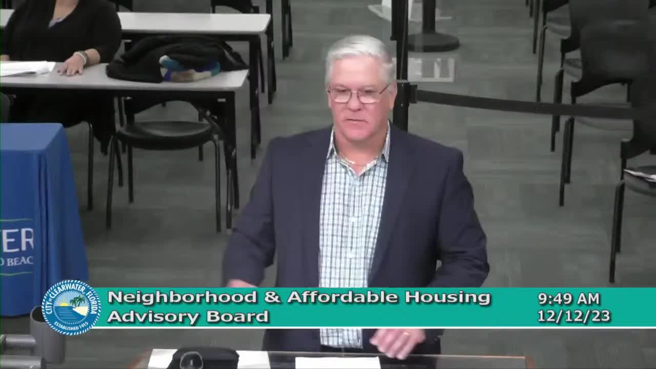 Clearwater Council Discusses Emergency Shelter Programs and Funding Challenges