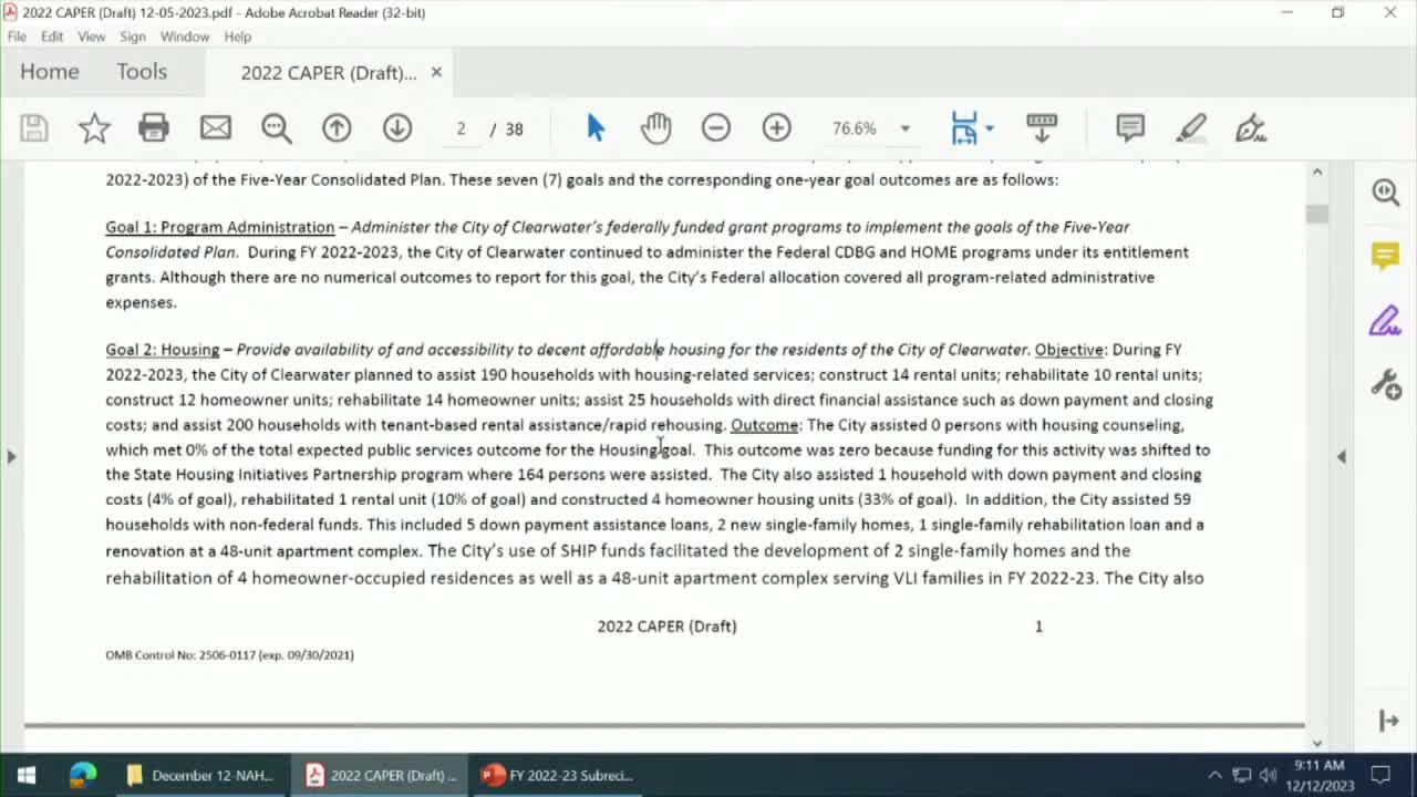 Clearwater allocates $1.7M for housing initiatives and rental unit construction