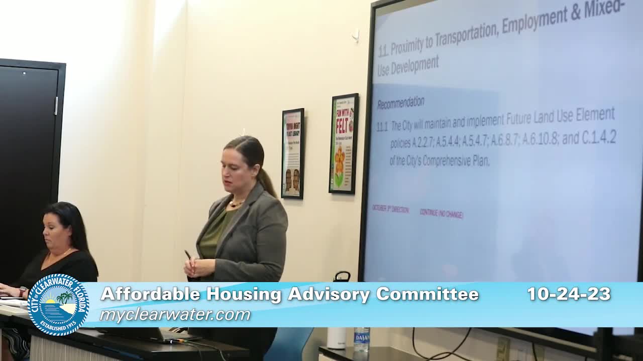 Clearwater Council Discusses Adaptive Reuse Policies and Affordable Housing Incentives