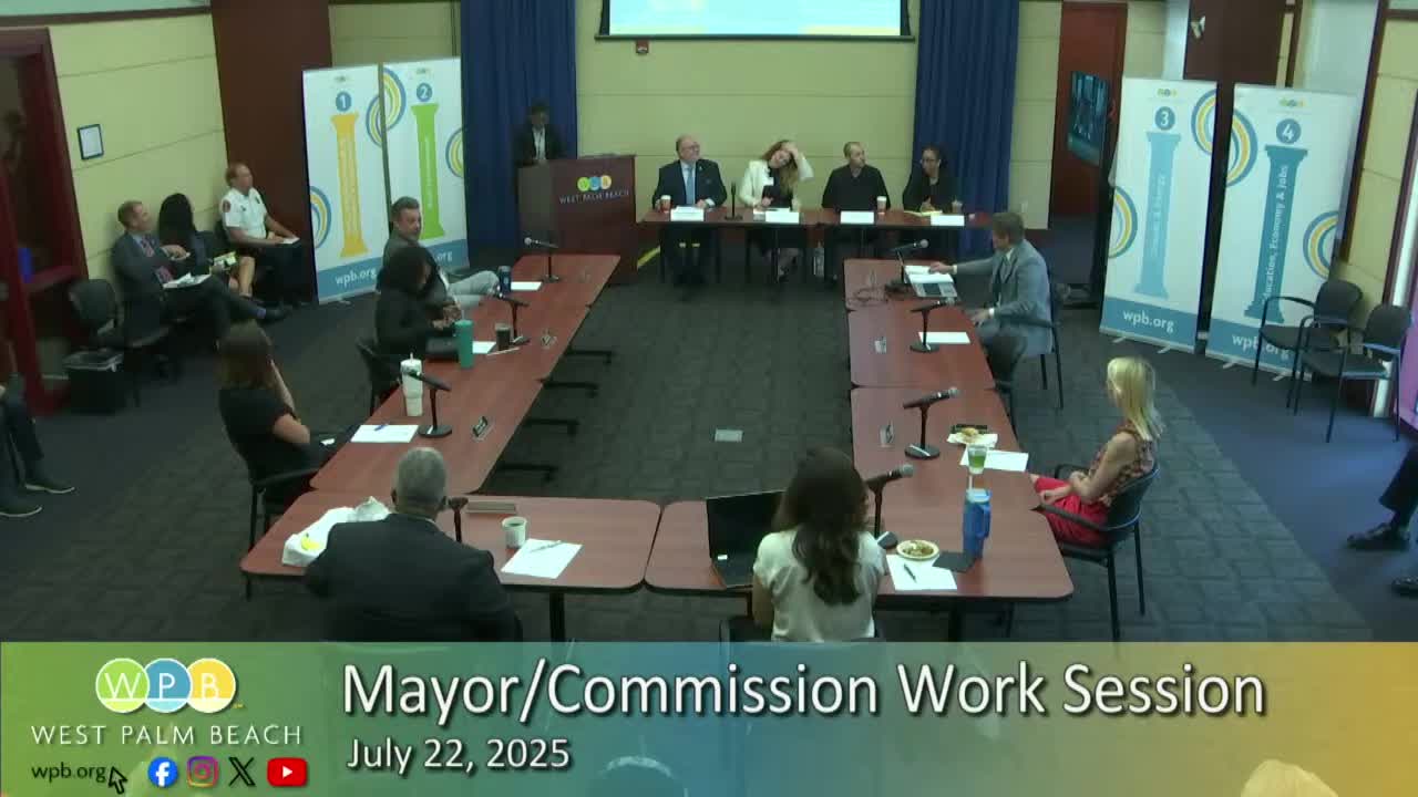 West Palm Beach proposes $282.8 million FY26 general fund budget with heavy public-safety emphasis