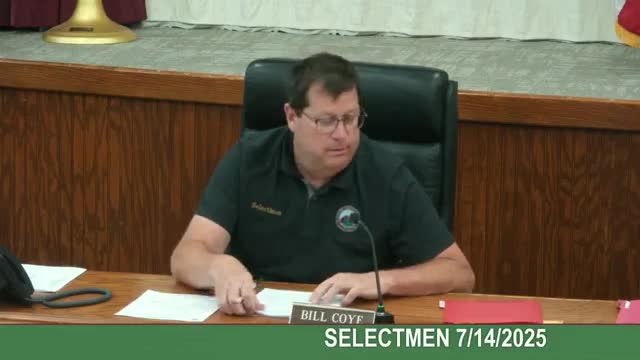 Selectmen set Old Home Day for June 20, 2026; committee reports volunteers plentiful but fireworks cost up