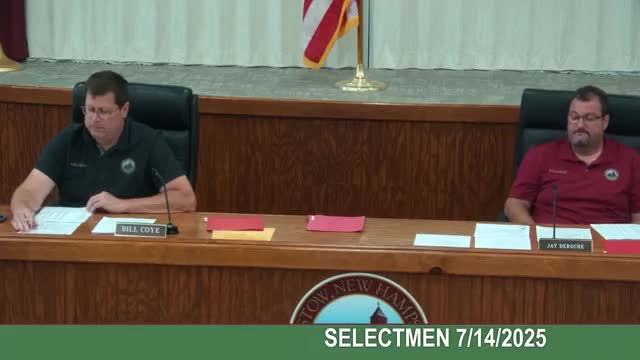 Selectmen accept $8,500 highway-safety grant for targeted patrols